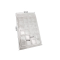 Clear PVC plastic wax melts clamshell packaging blister tray